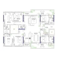 Codename Wings Balewadi 5 BHK Floor Plan Image